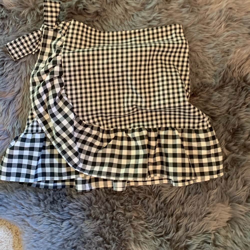 Gingham skirt